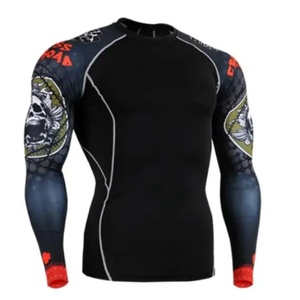 Sublimated Sun Protection Rashguards Design Your Own Custom Rash Guard Custom Long Sleeve <b>Shirt</b> Logo <b>Compression</b> <b>Shirt</b> - Product Image 3