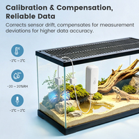 Capteur de température et d'humidité intelligent WiFi Tuya avec sonde externe, surveillance à distance sans fil via application, réfrigérateur, aquarium, incubateur