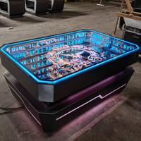 Table basse moderne personnalisée avec miroir infini 3D LED éclairé pour salons, clubs, soirées à thème, pubs, KTV, entreprises