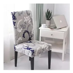 식당 의자 제조 업체 인쇄 디자인 커버 의자 거실 스판덱스 스트레치 의자 커버