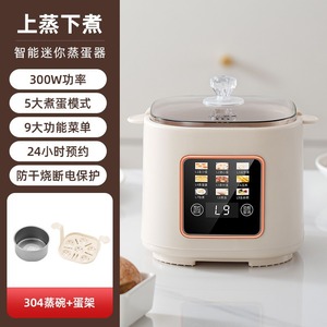 Multifunctional Baby Food Maker Double Layer 700W Electric Steamer Egg Cooker With Buzzer Timing Alarm Function - Product Image 5