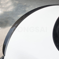 Aileron de coffre arrière en fibre de carbone sèche préimprégnée, moulé par compression, avec moule métallique, compatible Tesla Model 3 2018-2025, style A