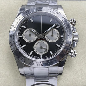 Reloj Mecánico de Lujo, Super Calidad, Resistente al Agua, 40mm, Fábrica UFO, Acero 904L, Movimiento 4131, 126509, Cronógrafo, Negro - Product Image 1