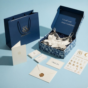 Caja Rígida de Presentación de Lencería de Lujo con Logotipo Personalizable, Contenedor Premium para Ropa de Dormir <span class=keywords><strong>y</strong></span> Prendas de Seda <span class=keywords><strong>y</strong></span> Satén - Product Image 3