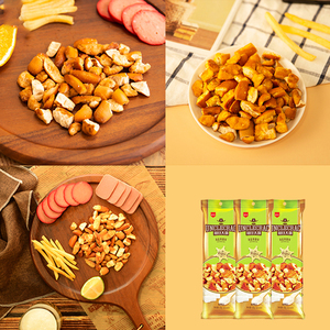 Galleta Rusk Crujiente, Sin Freír, Preparación con Agua Alcalina, Encapsulación en Superficie con Agua Alcalina, Sabor a Sal Marina y Caramelo, Desayuno - Product Image 5