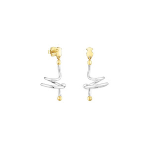 Pendientes Colgantes de Oso con Estrellas y Luna, Joyería Fina de Lujo Elegante para Boda - Product Image 5