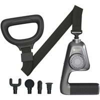 Pistolet de massage musculaire sans fil à amplitude de 11 mm, 6 vitesses réglables, moteur sans balais, outil de fitness silencieux