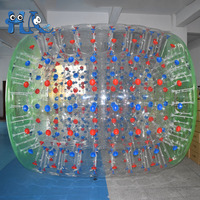 Prix d'usine Rouleau d'eau gonflable 2,2 m en TPU/PVC avec boucle colorée, pour usage extérieur, non toxique, Huaao