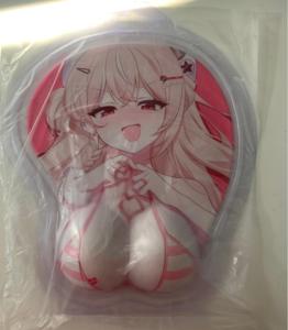 Reposamuñecas de Silicona 3D <span class=keywords><strong>Nicole</strong></span> Demara, Alfombrilla de Ratón con Reposamuñecas de Silicona, Reposamuñecas Personalizados - Product Image 4