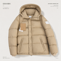 Blouson matelassé pour homme, doudoune d'hiver pour homme, blouson matelassé en jean et cuir pour homme, manteau en jean, gilet matelassé pour le travail et les affaires
