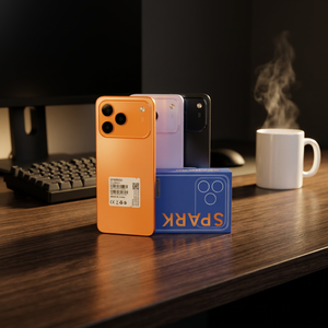 ปลดล็อค Spark 50 Pro 5G LTE รุ่นดั้งเดิม ชิปประมวลผล Deca-Core หน่วยความจำ 24+512GB หน้าจอ HD LCD 6.8 นิ้ว แบตเตอรี่ 5000mAh กล้องเซลฟี่ 32MP รองรับซิมคู่ ภาษาฝรั่งเศส/เยอรมัน - Product Image 1