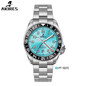 Nuevo <span class=keywords><strong>GMT</strong></span> 20 ATM 200m impermeable NH34 MOVIMIENTO DE ACERO INOXIDABLE personalizado bisel de cerámica buzo relojes mecánicos automáticos - Product Image 1
