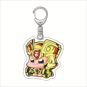 Porte-clés en acrylique 5CM Saint Seiya Phoenix Ikki Hyoga Seiya <span class=keywords><strong>Shiryu</strong></span>, accessoires de bijoux, pendentif anime en plastique - Product Image 2