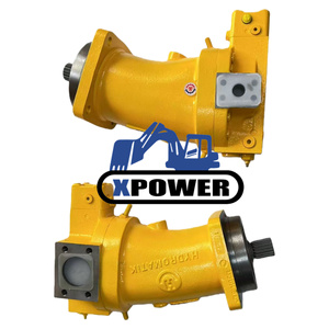 Nouveau moteur à piston hydraulique XPower A7V20 A7V28 pour excavatrice sur chenilles Noir/Argent Garantie de 6 mois - Product Image 6