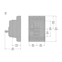 Interruptor Automático Schneider, ComPacT NS630bN, 50kA a 415VAC, 3P, Fijo, Operado Manualmente, Unidad de Control MicroLogic 2.0, 630A
