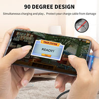 Adaptateur USB C à angle droit de 90 degrés, 100W, 40 Gbps, prend en charge l'affichage vidéo 8K, connecteur Type C mâle vers femelle pour ordinateur portable, téléphone portable