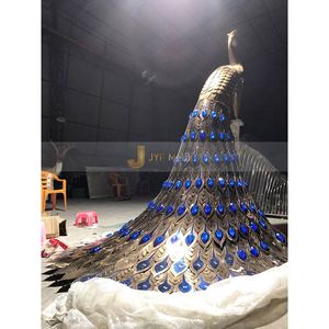 Escultura Decorativa de Acero Inoxidable Estilo Art Deco ANW2152 para Aniversario, Hecha en China, Mejora el Atractivo Visual Arquitectónico - Product Image 6