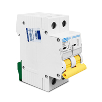 Disjoncteur 2P DC 600V MCB Courbe C Monophasé Fusible à courant continu pour PV