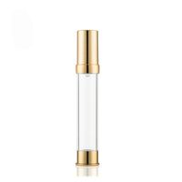 Botol semprot parfum emas perak kedap udara, botol semprot parfum kapasitas 5ml hingga 30ml dengan pompa untuk krim wajah dan Losion