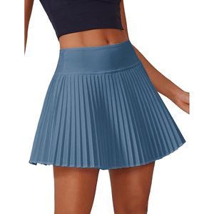 Falda de Tenis Plisada FOXA para Mujer, Falda Deportiva de Cintura Alta con Bolsillos para Shorts, Ideal para Golf, Entrenamiento y Pickleball - Product Image 1