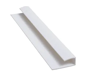 Harga pabrik pesanan jumlah kecil aksesori PVC yang dapat diterima untuk panel dinding & ubin langit-langit profil plastik pelapis PVC