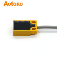 Sensor Detector de Metal FP18-8DN Tipo Plano NPN, Sensor de Proximidad Okm Detector Lmix2047030101