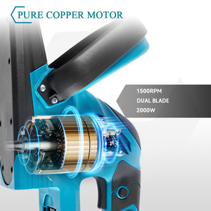 20V điện không dây hàng rào tông đơ màu xanh lá cây máy Cây Bụi Vườn dòng DIY cấp công nghiệp Lithium dụng cụ cầm tay cho vườn chăm sóc - Product Image 4