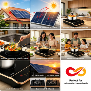Table de cuisson à induction solaire AMOR pour l'Indonésie, fait bouillir 1L en 6 minutes, autonomie de 3 heures - Product Image 6