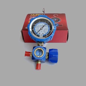 R410a R22 <span class=keywords><strong>R134a</strong></span> लचीला पीतल कई गुना गेज उच्च/निम्न दबाव गेज 5-वर्षीय वारंटी ग्राफिक डिजाइन - Product Image 4