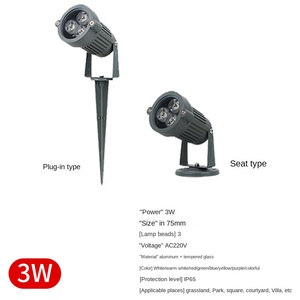 Projecteur circulaire de sol et de mur en aluminium à LED blanc chaud IP65 pour la maison, le bureau et les stades de sport - Product Image 6