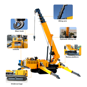 Mạnh mẽ Spider <span class=keywords><strong>Crane</strong></span> 5 tấn giá tốt <span class=keywords><strong>Crane</strong></span> Spider cho địa chất xây dựng Spider cần cẩu để bán - Product Image 2