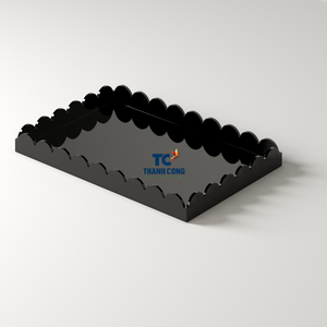 ถาดไม้ใส่แล็คเกอร์ MDF ถาดเสิร์ฟแล็กเกอร์ไม้สำหรับตกแต่งบ้านทำจากเวียดนาม - Product Image 6