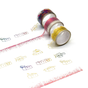 Ruban Washi Perforé à Motif Imprimé Personnalisé Ruban Washi PET à Points de Masquage Personnalisé - Product Image 1