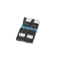 1 paire de mini convertisseurs de média optique Gigabit 10/100/1000 Mbps monomode 3 km UPC/APC avec port SC