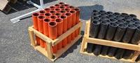 Supports en bois pour feux d'artifice de 3 pouces à 10 coups