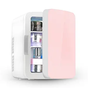 ミニスキンケア冷蔵庫用10Lポータブル化粧品冷蔵庫美容小型冷蔵庫