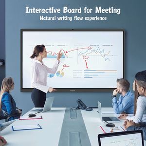 INGSCREEN 4K LCD cartes intelligentes interactives numériques pour l'enseignement des écoles 55 65 75 85 86 98 110 pouces écran plat interactif - Product Image 4