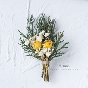 Mori Littérature Art Festival Véritable Fleur Ornement Séché Mini Bouquet De <span class=keywords><strong>Fleurs</strong></span> Éternelles Plantes Préservées Cadeau Décoration Sac - Product Image 4