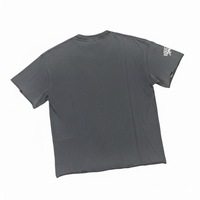 T-shirt vintage tendance de marque à manches courtes, respirant, avec imprimé design et strass, 100% coton
