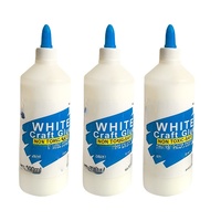 La colle blanche liquide sèche le bâton de colle transparent pour la bouteille adhésive non toxique de bricolage d'étudiant d'école avec la fermeture réglable de torsion faite à la main