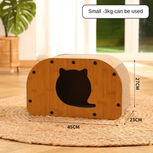 Tablero para rascar gatos Nido Resistente al desgaste Vertical Ecológico Madera de alta calidad Doble capa Integrado Gato Sofá Gato Casa Spot - Product Image 6