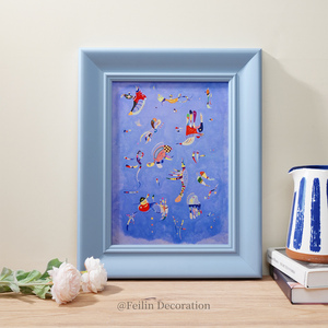 Tableau mural en toile imprimé haute définition style shabby chic <span class=keywords><strong>rustique</strong></span> avec cadre en bois artisanal (options multi-tailles, finition peinte) - Product Image 1
