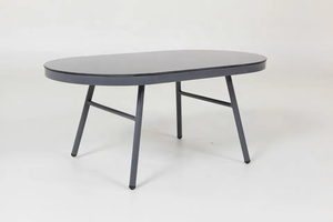 Leisure 4pcs Traditional Design Steel Frame Outdoor <b>Rattan</b> Garden Coffee <b>Table</b> Sets for Hotel & Villa - Product Image 3