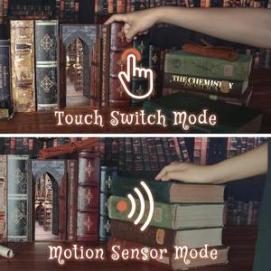 Hamaileon Biblioteca DIY Book Nook Kit pour adultes, Infinite Magicspell Library Book Nook avec Flame Illusion - Product Image 5