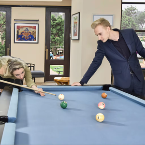 Nhà Máy Trực Tiếp Cao cấp Tùy Chỉnh Mỹ 9-Ball Bảng Hồ Bơi 7ft8ft9ft Bàn Bida Với Rắn Chân Gỗ, Đầu Một Slate - Product Image 6