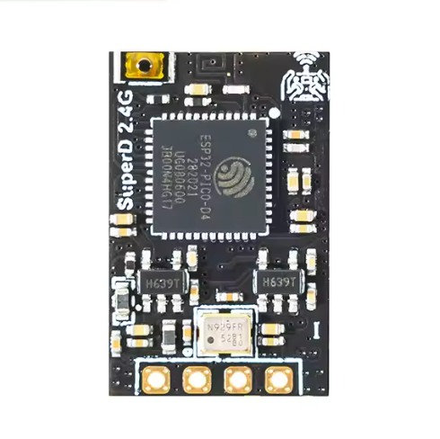 ELRS 915MHz BetaFPV 2.4G SuperD RX Control Receiver + 2 T-type Antennas, suitable for FPV drones.