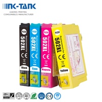Cartouche d'encre jet d'encre couleur compatible Premium INK-TANK 502XL T502 T502XL pour imprimante Epson XP-5105 XP 5105