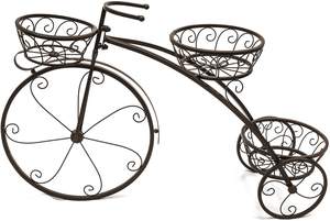 Driewieler Plant Stand-Bloempot Winkelwagen Houder-Ideaal Voor Huis, Tuin, patio-Grote Gift Voor Plant Liefhebbers - Product Image 3