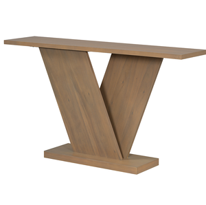 Modern Solid Wood <b>Console</b> Table with V-Base Design and Storage Eco-Friendly and Durable Home Furniture for Living Room - Product Image 3