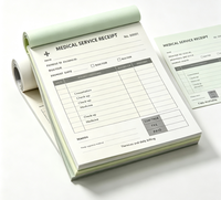 Carnet de commandes personnalisé à reliure parfaite, imprimé offset sur carton fantaisie, pour reçus de livraison de cuisine de restaurant
